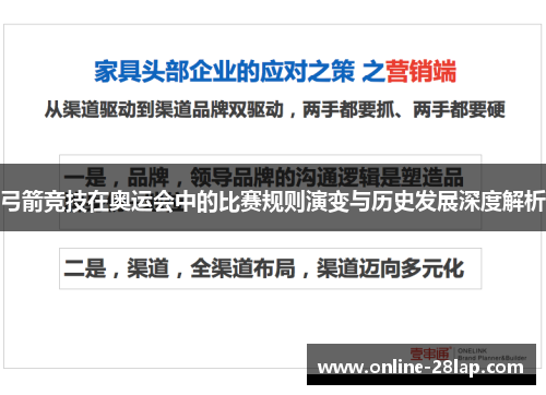 弓箭竞技在奥运会中的比赛规则演变与历史发展深度解析